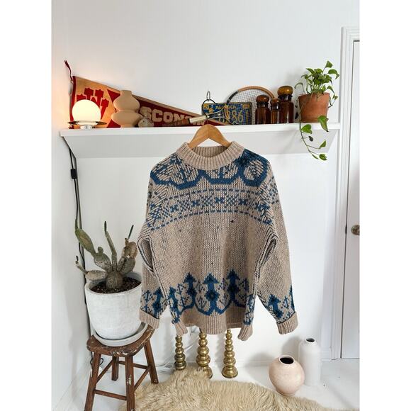 Vintage 1960s Pendleton Wool Sweater Medium - Picture 1 of 6